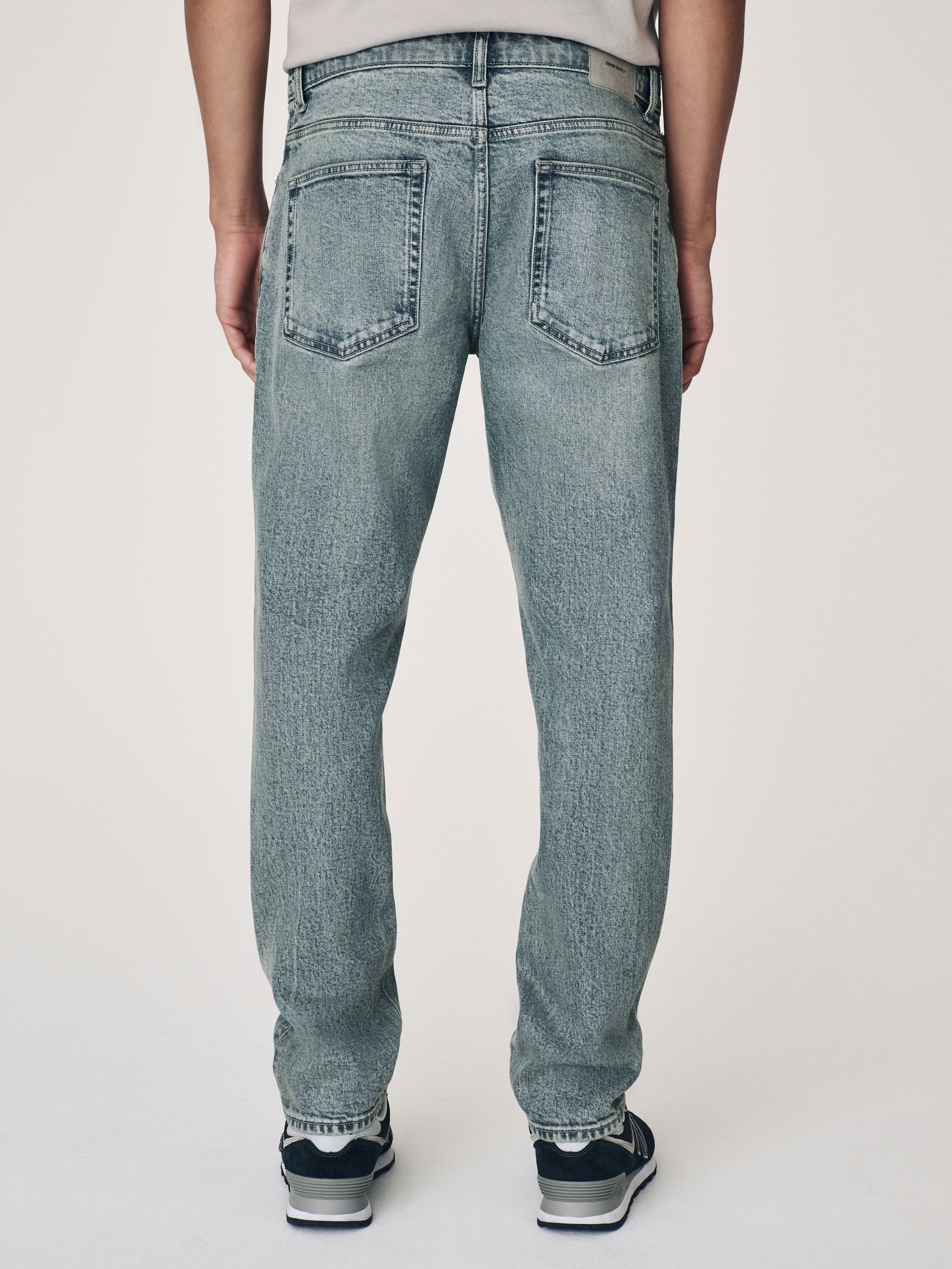 Buy Blue Light Tint Slim Fit Vintage Wash Denim Jeans from