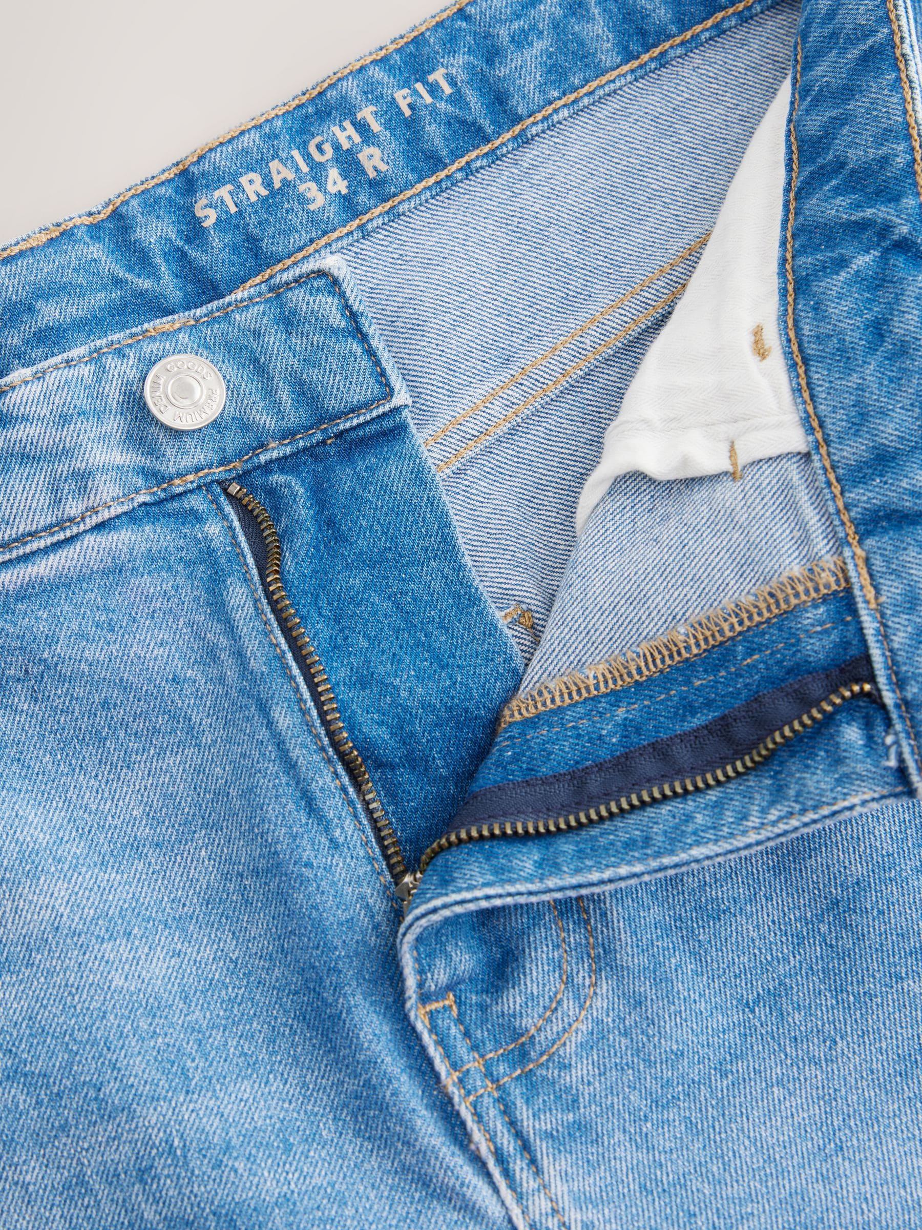 Buy Blue Light Straight Fit Vintage Wash Denim Jeans from Next USA Buy Blue Light Straight Fit Vintage Wash Denim Jeans from Next USA