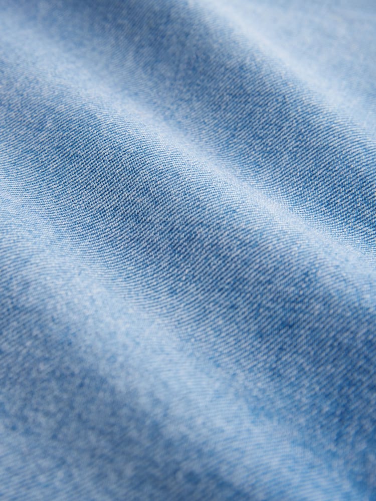 Blue Light Straight Fit Vintage Wash Denim Jeans - Image 12 of 12