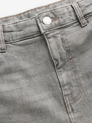 Grey Light Vintage Regular Tapered Fit Vintage Wash Denim Jeans - Image 8 of 9