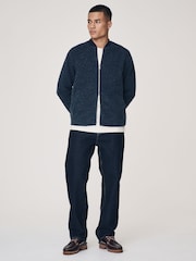 Dark Indigo Rinse Straight Fit Vintage Wash Denim Jeans - Image 1 of 13