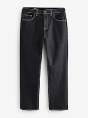 Dark Indigo Rinse Straight Fit Vintage Wash Denim Jeans - Image 8 of 13