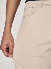 Ecru White Slim Fit Vintage Wash Denim Jeans - Image 6 of 12