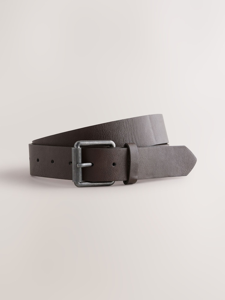 Light Blue Straight Fit Signature Belted Jeans - Image 10 of 10