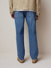 Light Blue Straight Fit Signature Belted Jeans - Image 2 of 10