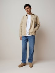 Light Blue Straight Fit Signature Belted Jeans - Image 3 of 10