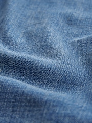 Light Blue Straight Fit Signature Belted Jeans - Image 9 of 10