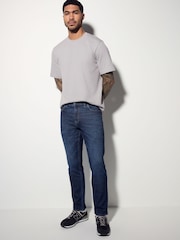 Dark Blue Slim Fit Lightweight Stretch Denim Jeans - Image 2 of 11