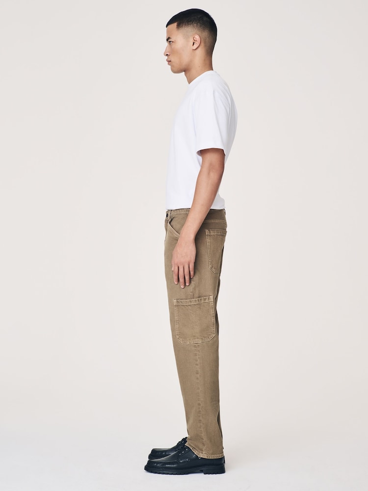 Stone Denim Cargo Jeans - Image 3 of 11