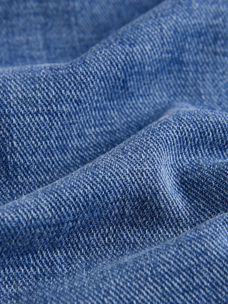 Blue Indigo Rinse Slim Fit Lightweight Stretch Denim Jeans - Image 2 of 5