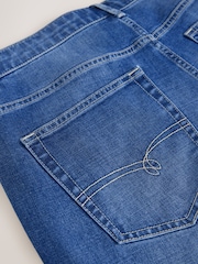 Blue Indigo Rinse Slim Fit Lightweight Stretch Denim Jeans - Image 5 of 5