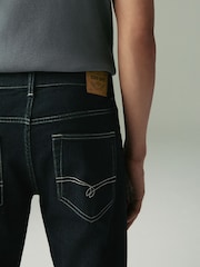 Blue Indigo Rinse Slim Fit Lightweight Stretch Denim Jeans - Image 6 of 11