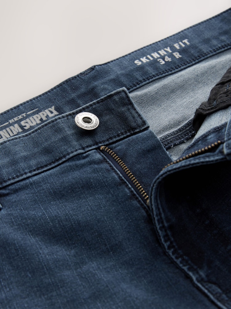 Blue Steel Single Skinny Fit Classic Stretch Jeans - Image 10 of 12