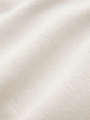 Ecru White Regular Tapered Fit Signature Lightweight Cotton Linen Jeans - Image 9 of 9