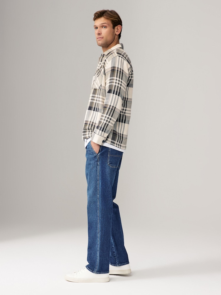 Mid Blue Denim Carpenter Jeans - Image 4 of 11
