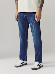 Blue Straight Fit Lightweight Motion Flex Denim Jeans - Image 1 of 12