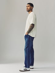 Blue Straight Fit Lightweight Motion Flex Denim Jeans - Image 3 of 12