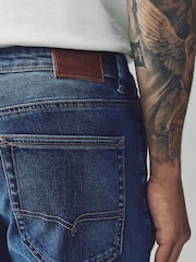 Blue Straight Fit Lightweight Motion Flex Denim Jeans - Image 7 of 12