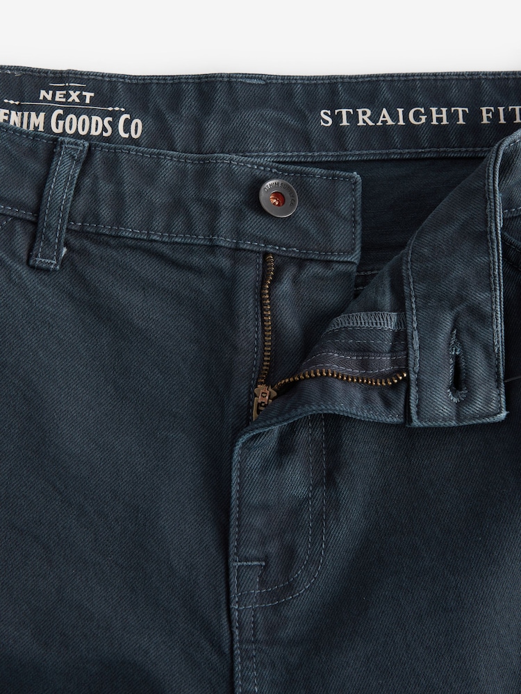 Dark Blue Denim Cargo Jeans - Image 10 of 13
