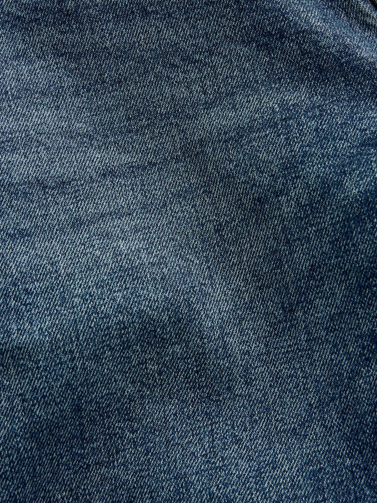 Синий - Зауженный крой - Vintage Wash Denim Jeans - Image 11 of 11