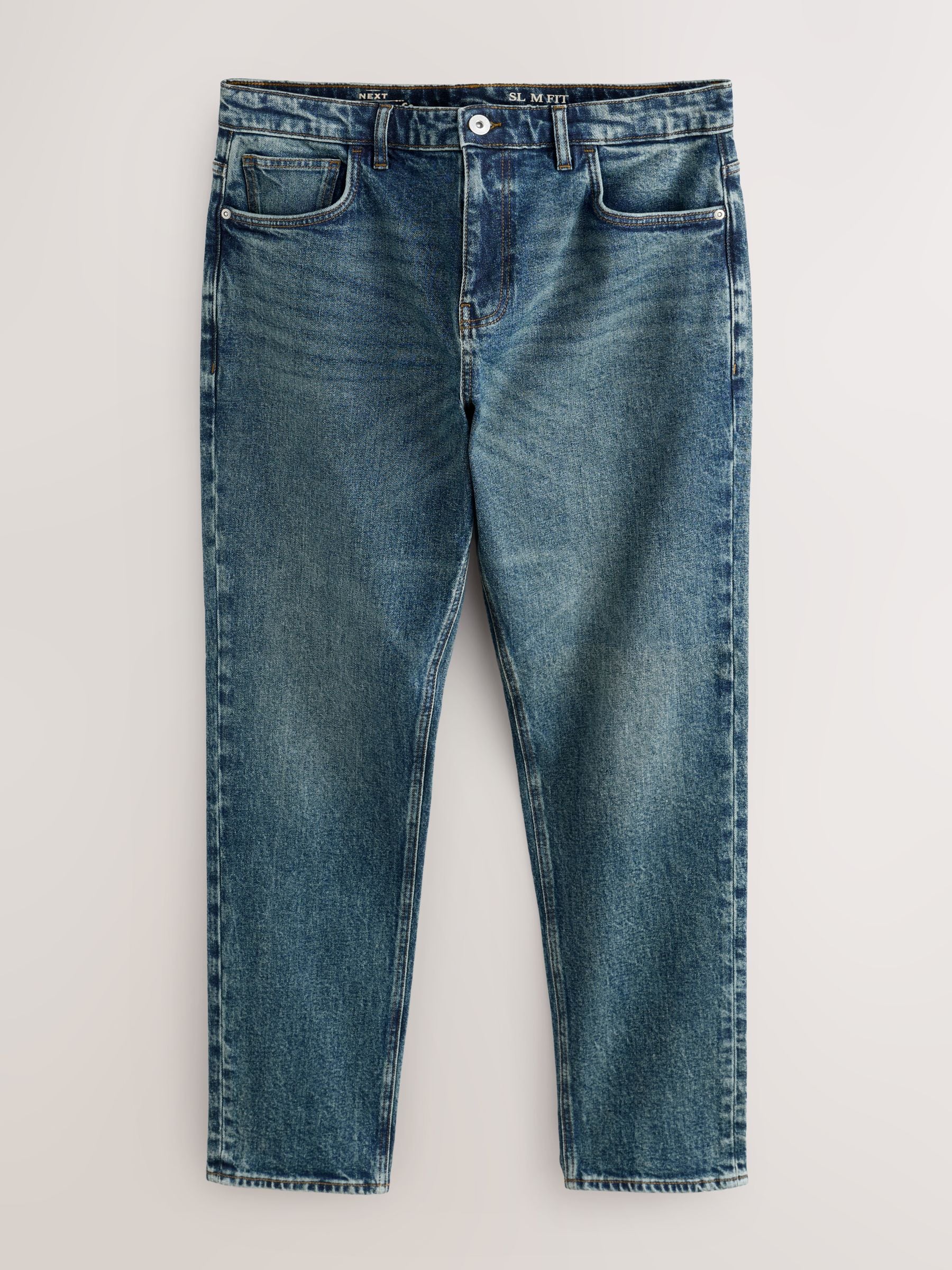 パンツ 2022SS Washed Denim Pants 44 S22SGN07DNM Buy Blue Slim Fit Vintage Wash Denim Jeans from Next USA