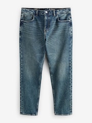 Синий - Зауженный крой - Vintage Wash Denim Jeans - Image 7 of 11