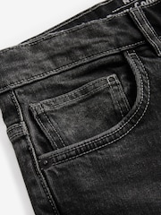 Washed Black Relaxed Fit Vintage Wash Denim Jeans - Image 10 of 12