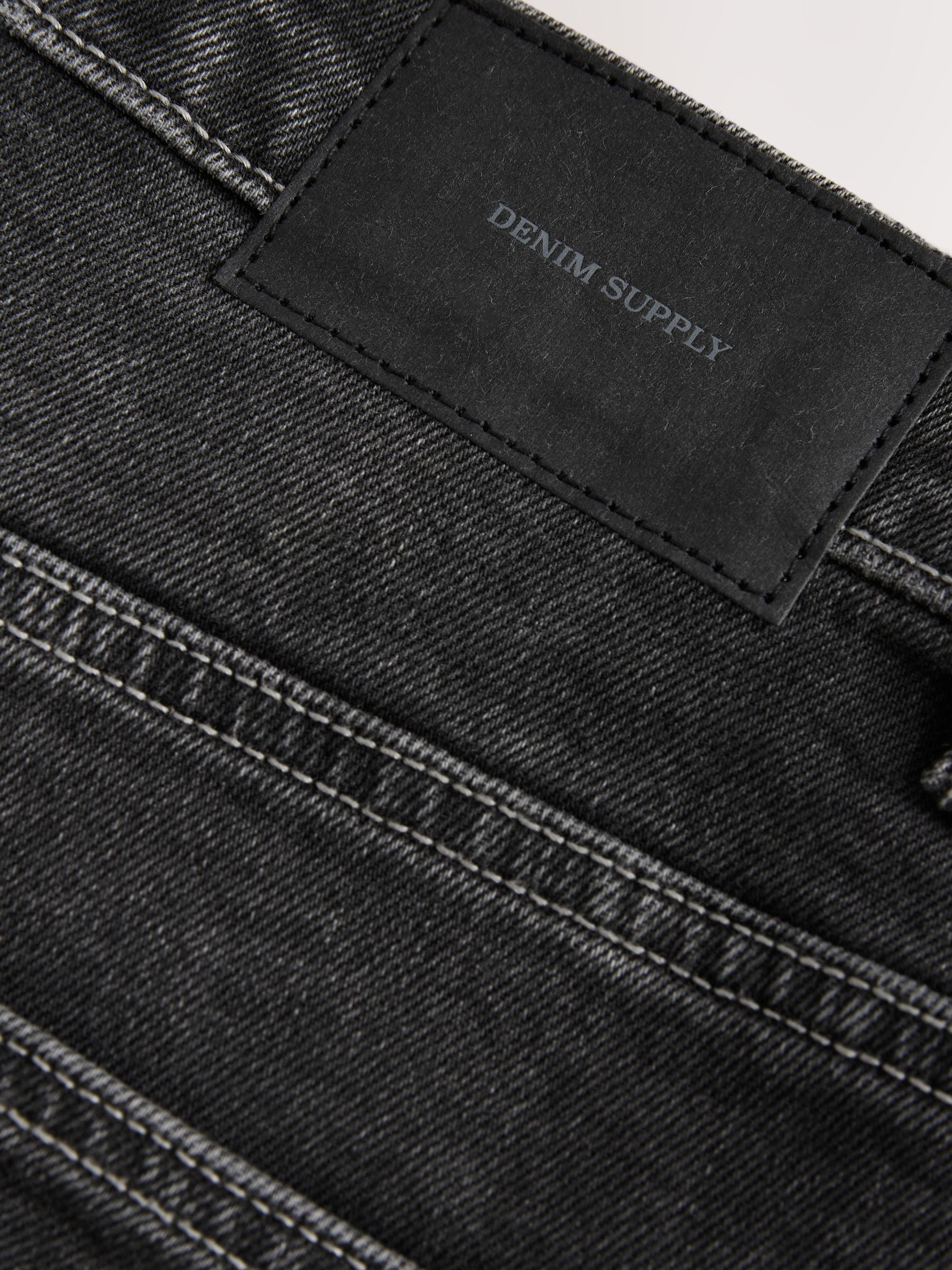 Buy Washed Black Relaxed Fit Vintage Wash Denim Jeans from