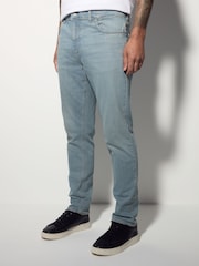 Голубой бледный - Зауженный крой - Vintage Wash Denim Jeans - Image 1 of 11