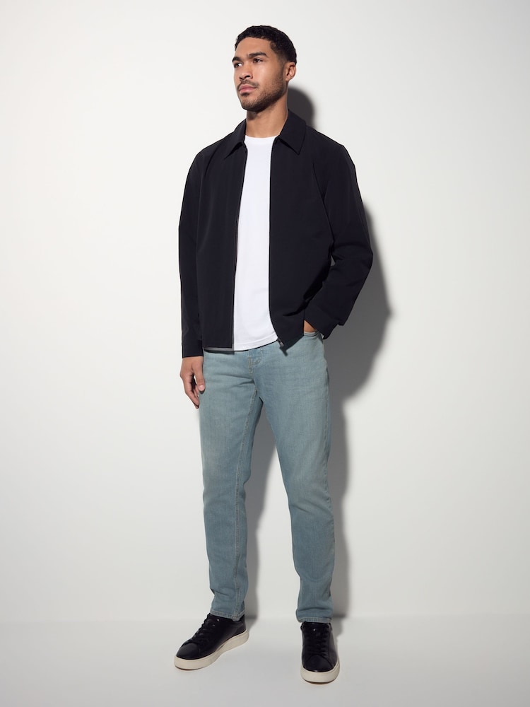 Голубой бледный - Зауженный крой - Vintage Wash Denim Jeans - Image 2 of 11