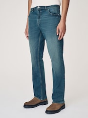 Blue Light Tint Bootcut Classic Stretch Jeans - Image 1 of 12