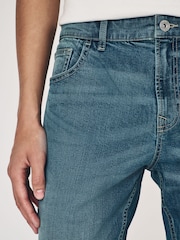 Blue Light Tint Bootcut Classic Stretch Jeans - Image 5 of 12