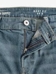 Blue Light Tint Bootcut Classic Stretch Jeans - Image 9 of 12