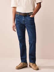 Blue Slim Fit Belted Motionflex Jeans - Image 1 of 11