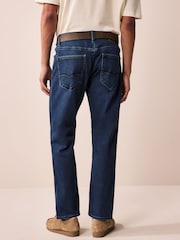 Blue Slim Fit Belted Motionflex Jeans - Image 3 of 11
