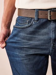 Blue Slim Fit Belted Motionflex Jeans - Image 5 of 11