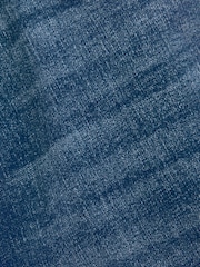 Blue Mid Regular Tapered Fit Vintage Wash Denim Jeans - Image 12 of 12