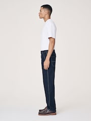 Blue Indigo Rinse Denim Carpenter Jeans - Image 3 of 12