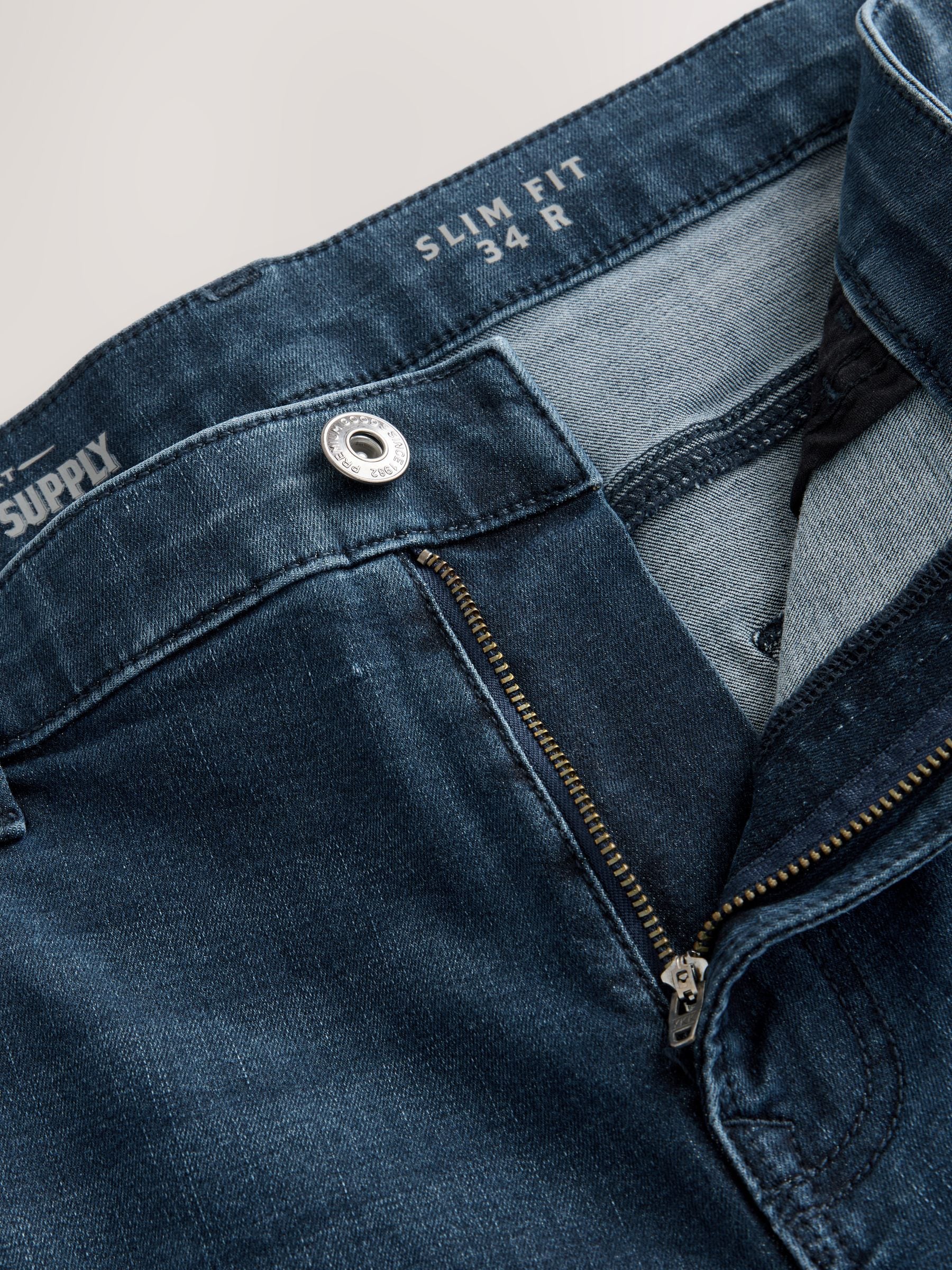 Buy Blue Steel Single Slim Fit Classic Stretch Jeans from Next USA
