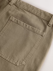 Mushroom Brown Regular Tapered Fit Soft Touch Chino Style Denim Jeans - Image 10 of 12