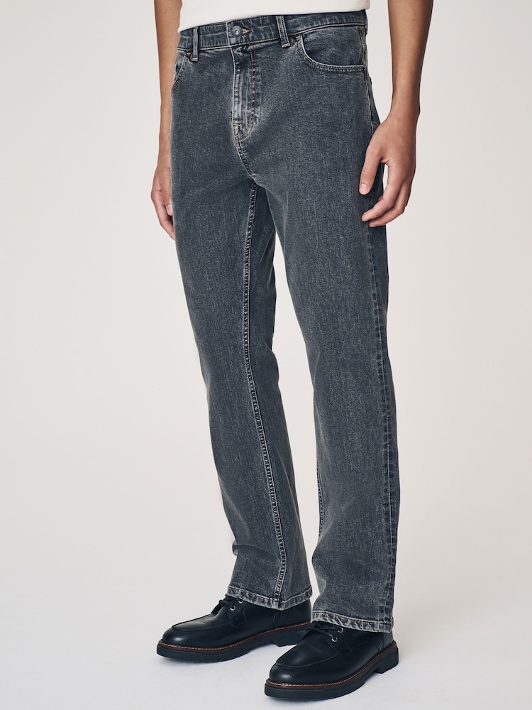 Grey Vintage Bootcut Classic Stretch Jeans - Image 1 of 6