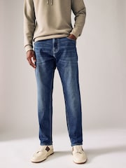 Blue Mid Slim Fit Comfort Stretch Jeans - Image 2 of 11