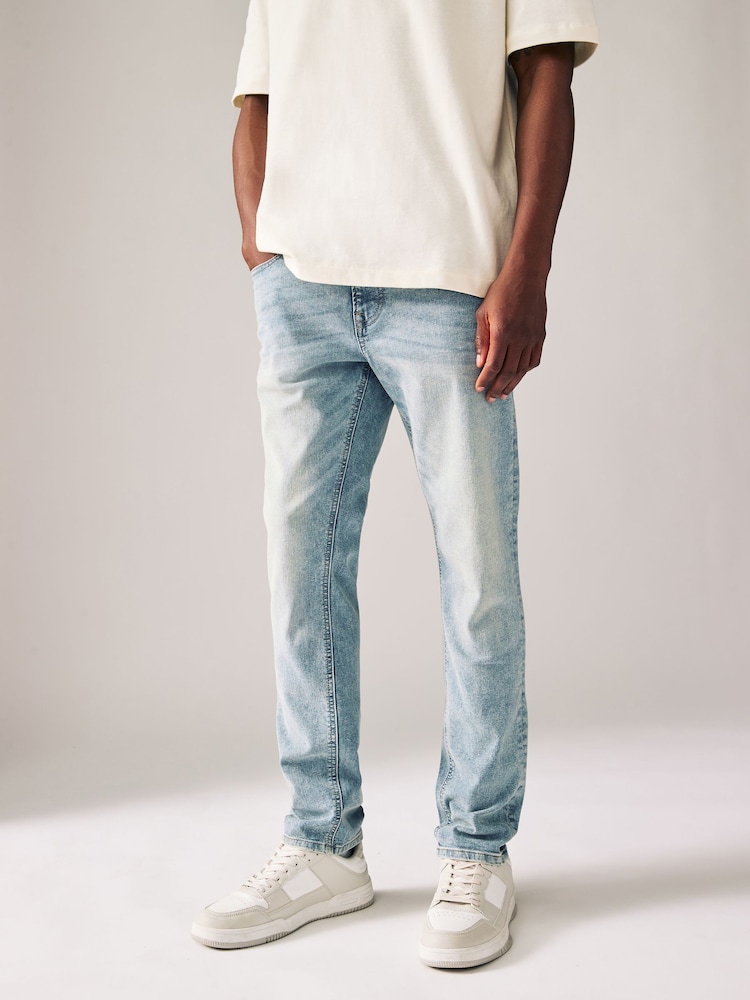 Blue Vintage Single Skinny Fit Classic Stretch Jeans - Image 2 of 11