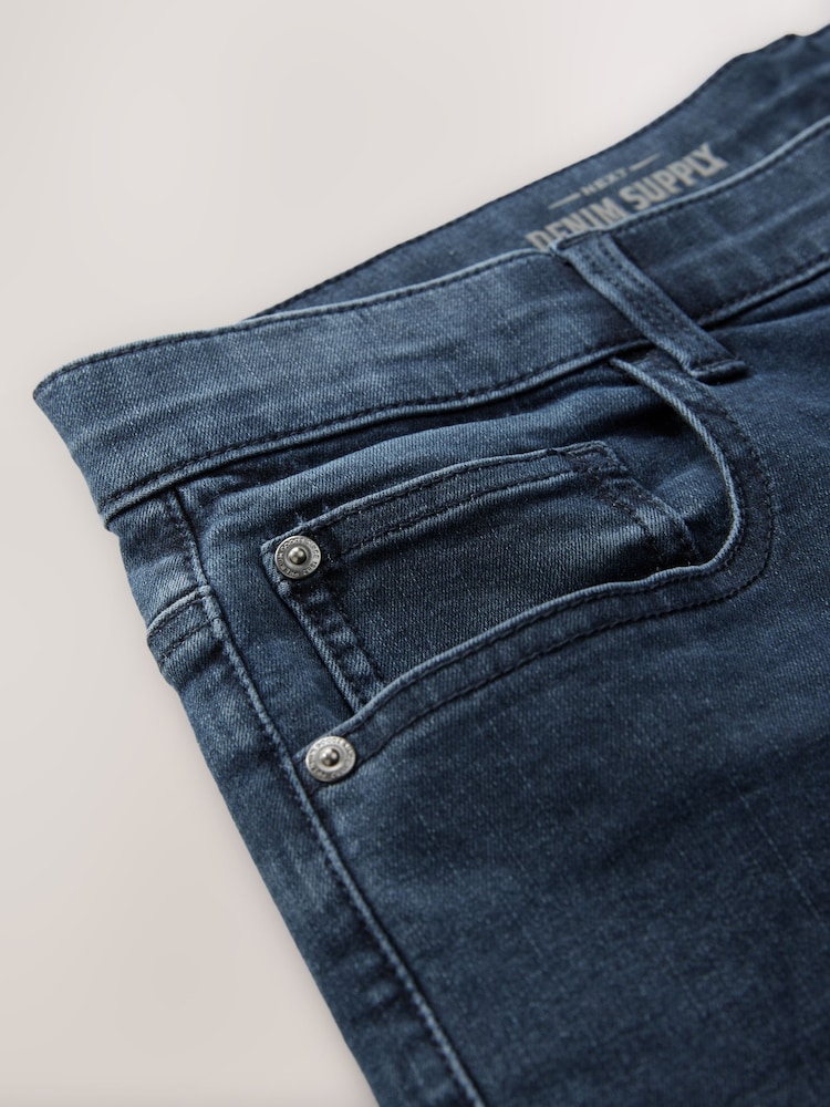 Blauw staal - Enkele - Rechte, klassieke jeans met stretch - Image 11 of 12