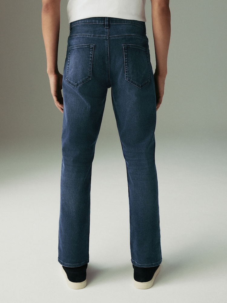 Blauw staal - Enkele - Rechte, klassieke jeans met stretch - Image 3 of 12