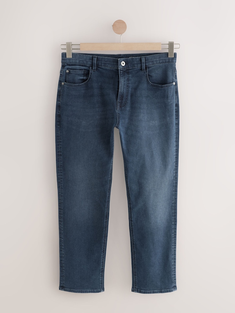 Blauw staal - Enkele - Rechte, klassieke jeans met stretch - Image 8 of 12