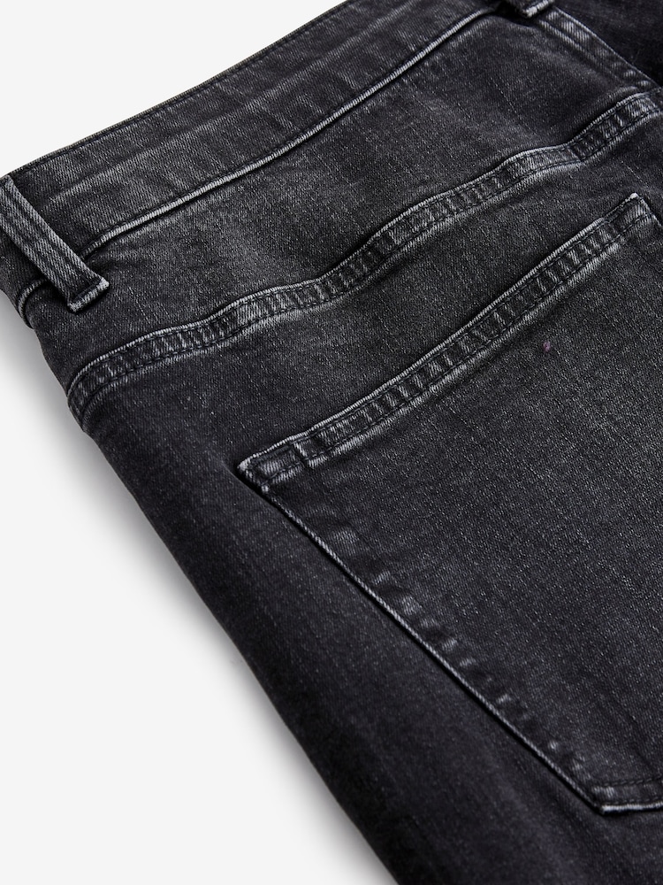Noir délavé - Lit 1 place - Straight Fit Classic Jeans extensibles - Image 10 of 12