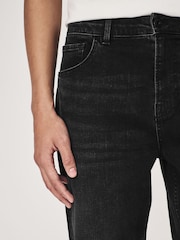 أزرق مغسول - Regular Tapered Fit Classic Stretch Jeans - صورة 6 من 12