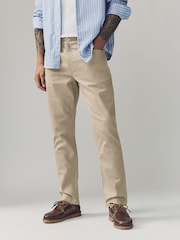 Tan Slim Fit Forever Colour Classic Stretch Jeans - Image 1 of 9