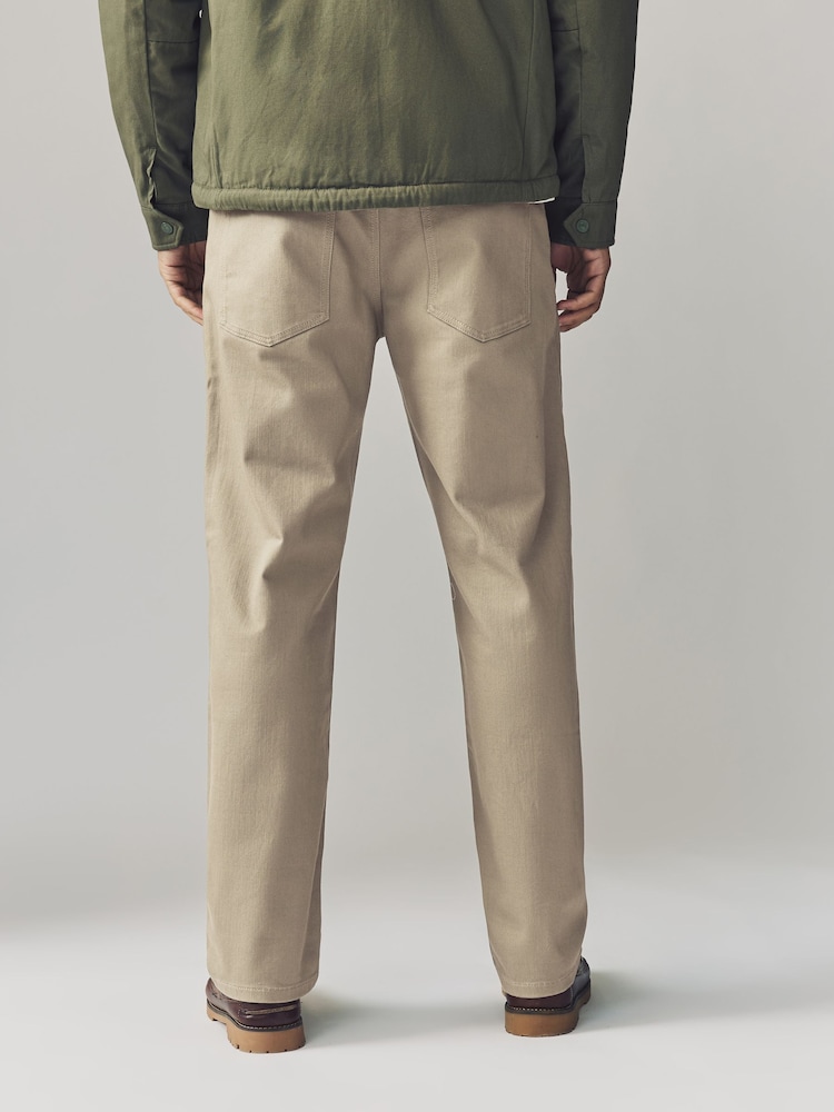 Tan Straight Fit Forever Colour Classic Stretch Jeans - Image 3 of 10
